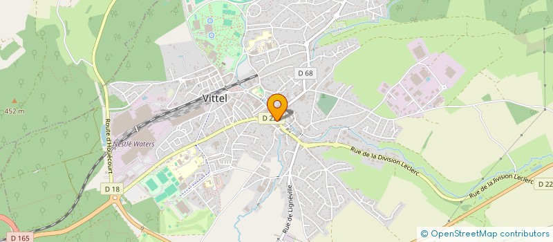 localisation de l'entreprise JUNELO à VITTEL