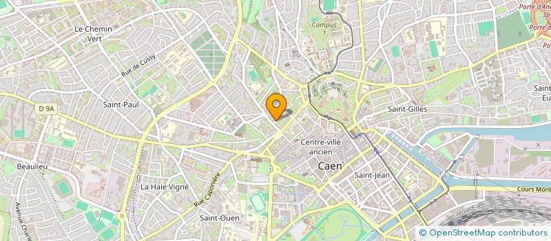 localisation de l'entreprise JUNESO à CAEN
