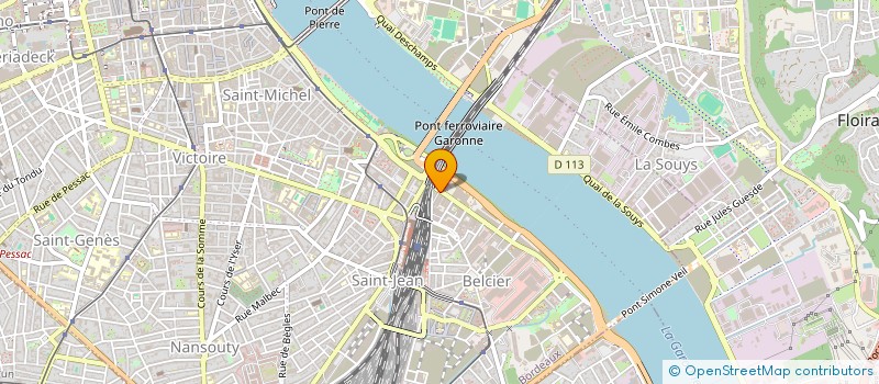 localisation de l'entreprise JUNGLE à BORDEAUX