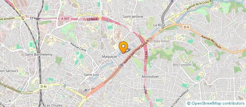 localisation de l'entreprise JUNGLE à MARSEILLE