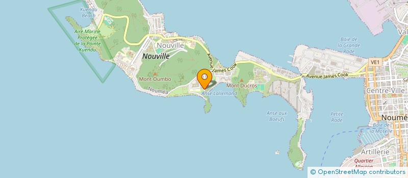 localisation de l'entreprise JUNGLE à NOUMEA