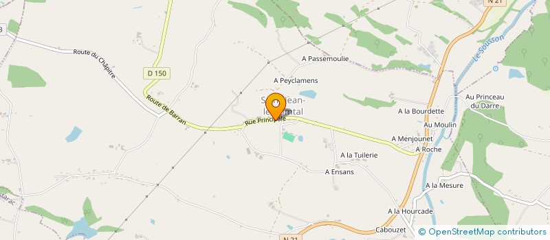 localisation de l'entreprise JUNGLE CREATION  SAINT-JEAN-LE-COMTAL