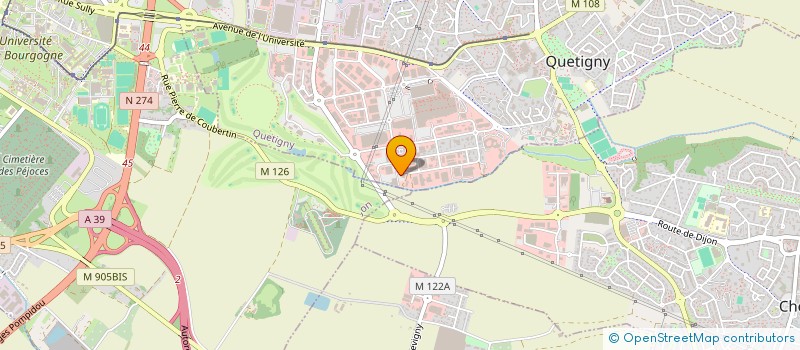localisation de l'entreprise JUNGLE KID à QUETIGNY
