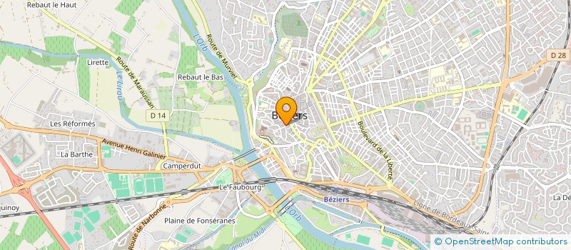 localisation de l'entreprise JUNGLE LAW  BEZIERS