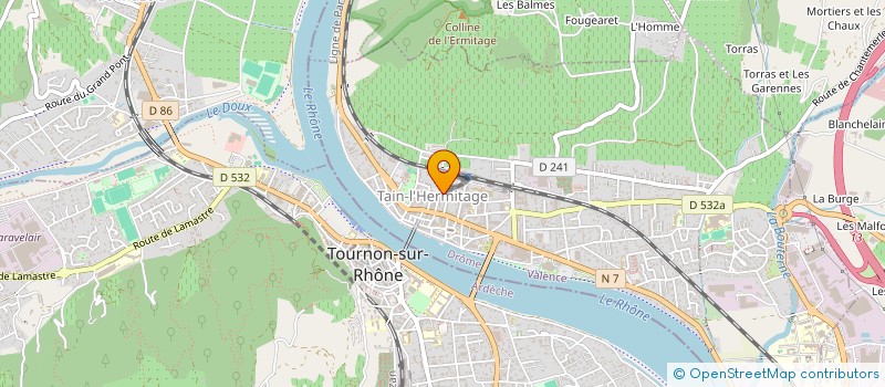 localisation de l'entreprise JUNGLE LOVE ROOM TAINOISE  TAIN-L'HERMITAGE