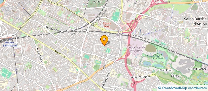 localisation de l'entreprise JUNGLE MAM à ANGERS