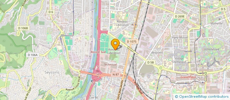 localisation de l'entreprise JUNGLE RIDGE  GRENOBLE