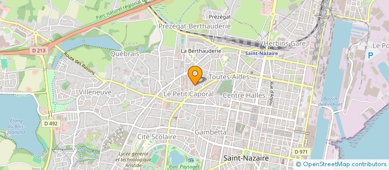 localisation de l'entreprise JUNGLIST DE L'OUEST  SAINT-NAZAIRE