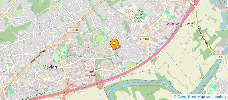 localisation de l'entreprise JUNI 38  MEYLAN