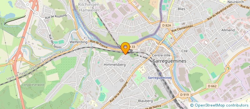 localisation de l'entreprise JUNI SC à SARREGUEMINES