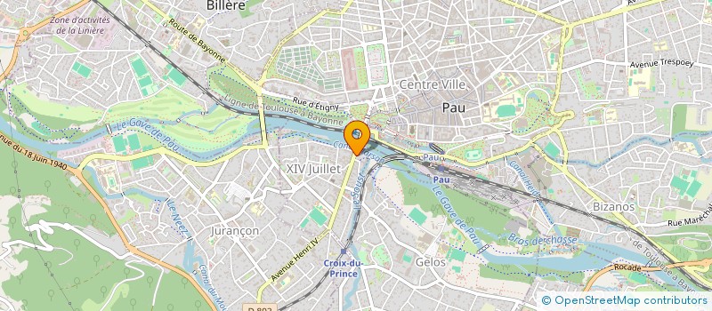 localisation de l'entreprise JUNIAL à PAU