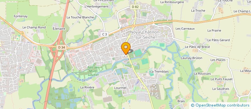 localisation de l'entreprise JUNIGA  NOYAL-CHATILLON-SUR-SEICHE