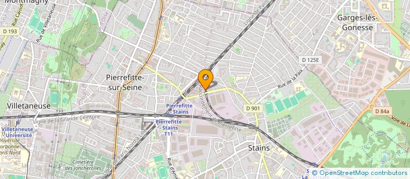 localisation de l'entreprise JUNIOR à PIERREFITTE-SUR-SEINE