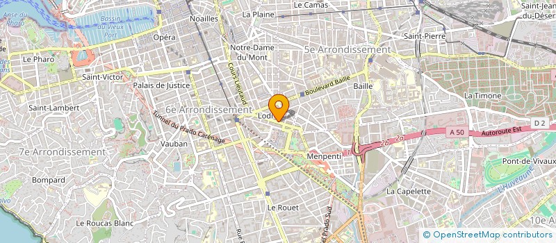 localisation de l'entreprise JUNIOR à MARSEILLE