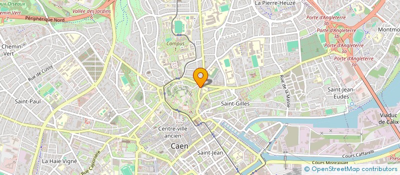 localisation de l'entreprise JUNIOR à CAEN