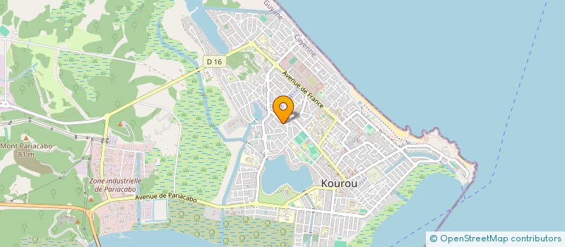 localisation de l'entreprise JUNIOR CITY  KOUROU