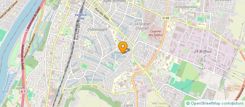 localisation de l'entreprise JUNIOR CLEANING SERVICE à VALENCE