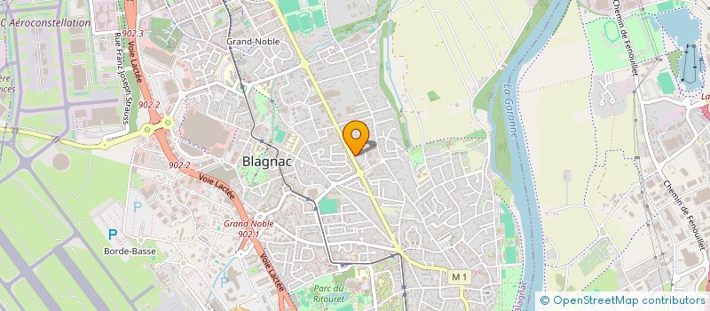 localisation de l'entreprise JUNIOR CONSEIL - IGSOLUTION à BLAGNAC