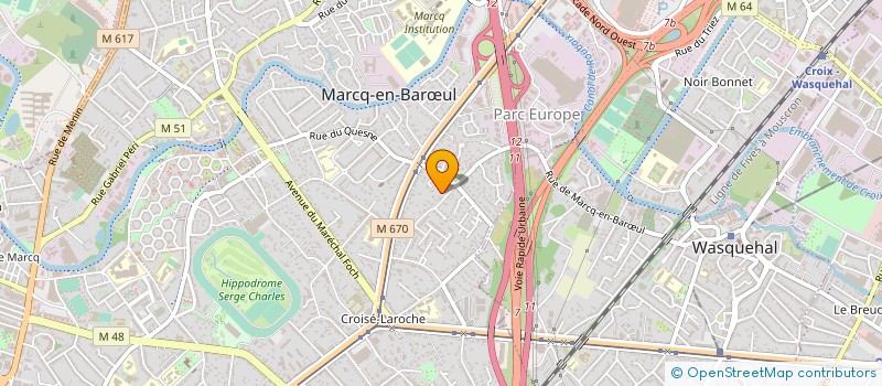 localisation de l'entreprise JUNIOR DIPLOMAT INTERNATIONAL HOMESTAYS à MARCQ-EN-BARŒUL