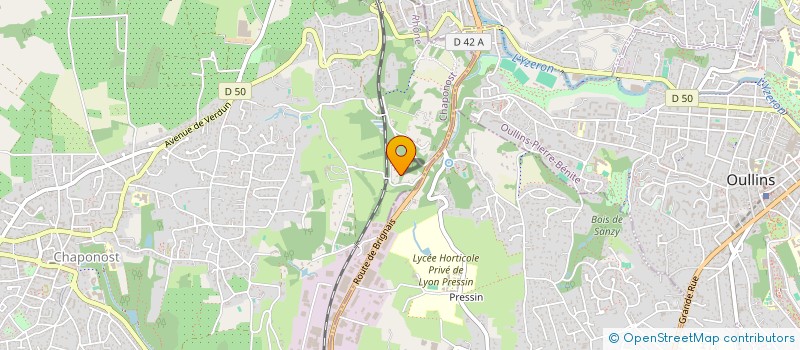 localisation de l'entreprise JUNIOR ENTREPRISE STRATEGE  CHAPONOST