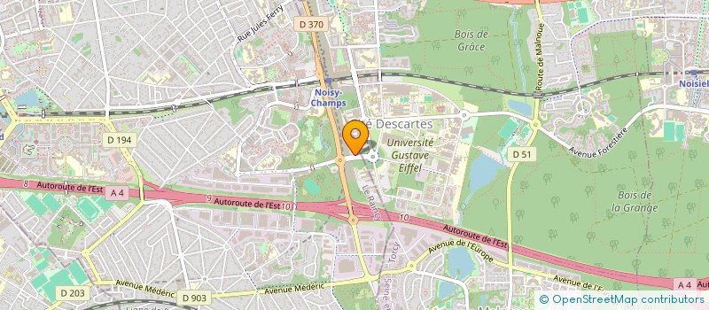 localisation de l'entreprise JUNIOR ESIEE PARIS à NOISY-LE-GRAND