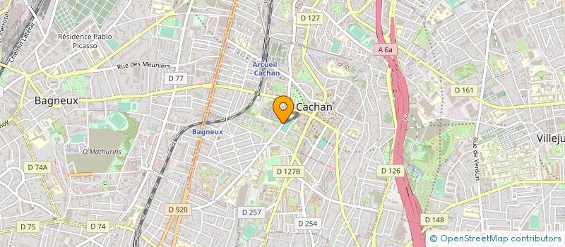 localisation de l'entreprise JUNIOR ESTP à CACHAN