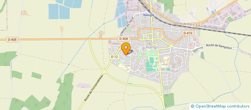 localisation de l'entreprise JUNIOR EXPEDITION EXPRESS  NANGIS