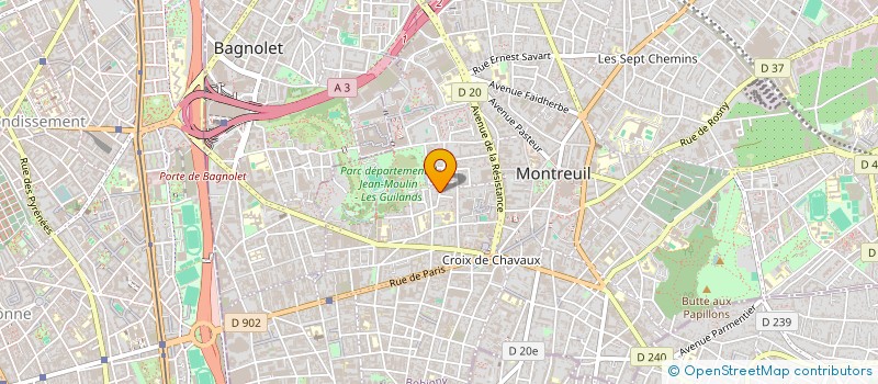 localisation de l'entreprise JUNIOR MANAGEMENT AGENCY à MONTREUIL