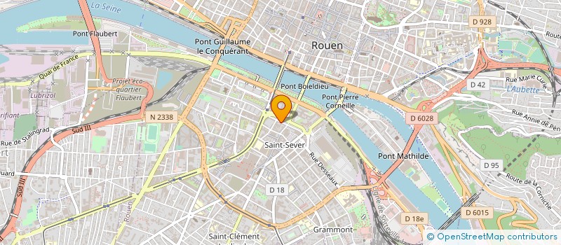 localisation de l'entreprise JUNIOR & SENIOR VOYAGES  ROUEN