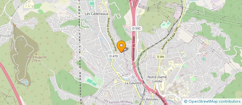 localisation de l'entreprise JUNIORS à LES PENNES-MIRABEAU
