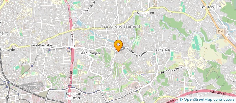 localisation de l'entreprise JUNIORS  MARSEILLE