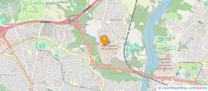 localisation de l'entreprise JUNIORTHOPEDIE à LA CHAPELLE-SUR-ERDRE