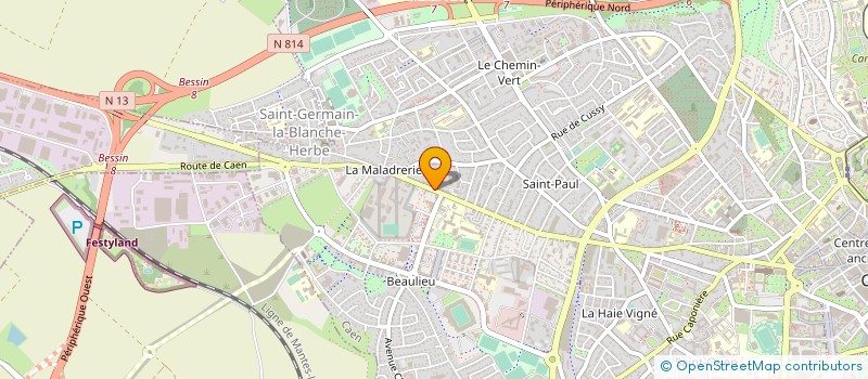 localisation de l'entreprise JUNIPER CONSEIL  CAEN