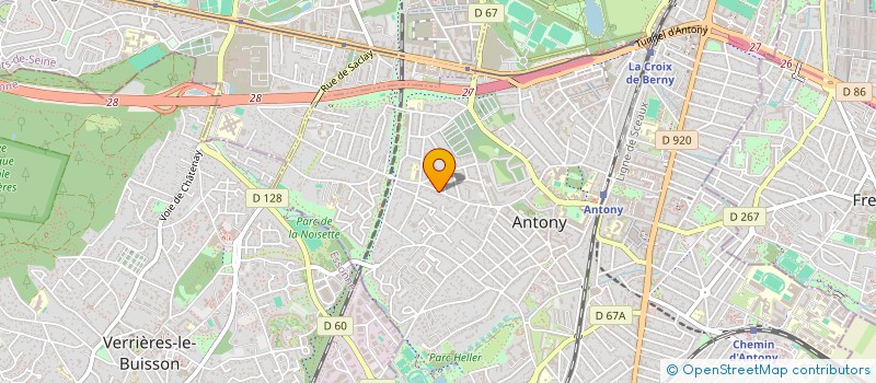 localisation de l'entreprise JUNIPERUS à ANTONY