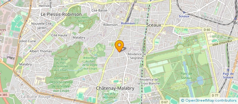 localisation de l'entreprise JUNITHI à CHATENAY-MALABRY