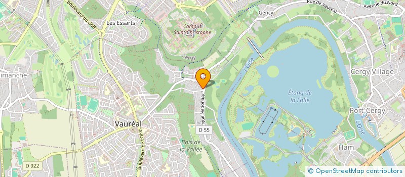 localisation de l'entreprise JUNITY  VAUREAL