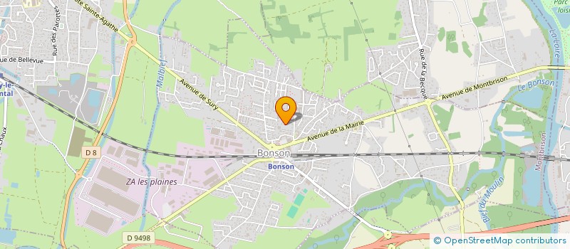 localisation de l'entreprise JUNIVACO  BONSON