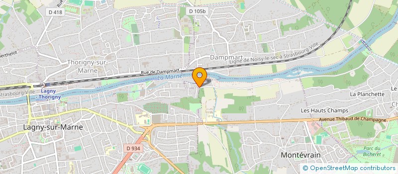 localisation de l'entreprise JUNK JORDAN TRAVAUX  MONTEVRAIN