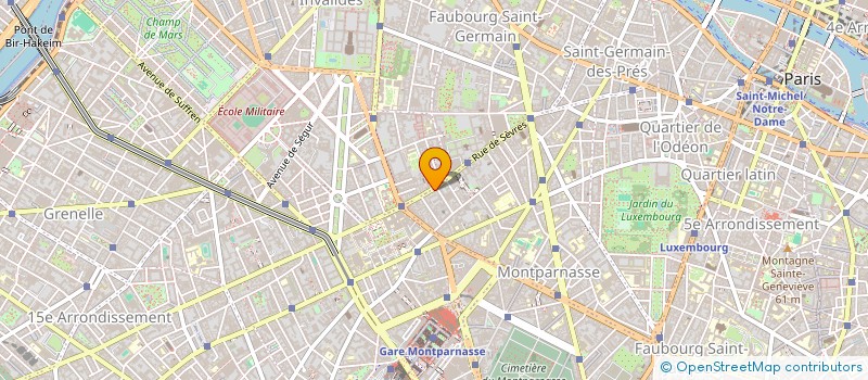 localisation de l'entreprise JUNK SEVRES  PARIS