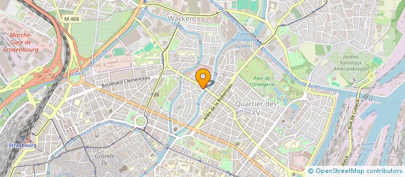 localisation de l'entreprise JUNO à STRASBOURG
