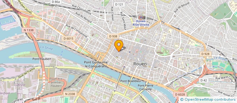 localisation de l'entreprise JUNO à ROUEN