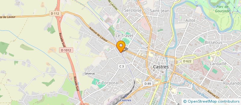 localisation de l'entreprise JUNO  CASTRES