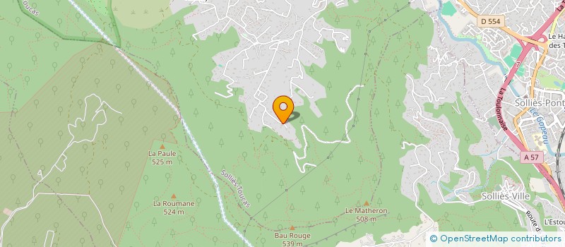 localisation de l'entreprise JUNO  SOLLIES-TOUCAS