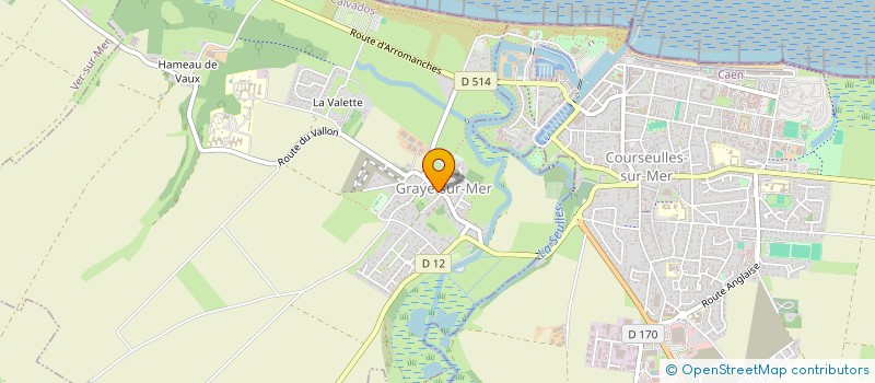 localisation de l'entreprise JUNO  GRAYE-SUR-MER