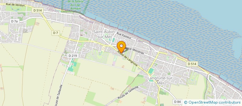 localisation de l'entreprise JUNO VELO  SAINT-AUBIN-SUR-MER