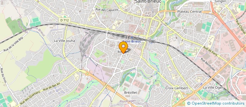 localisation de l'entreprise JUNOGU à SAINT-BRIEUC