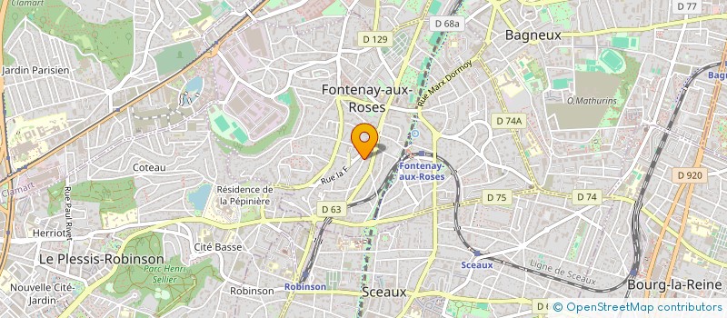 localisation de l'entreprise JUNON à FONTENAY-AUX-ROSES