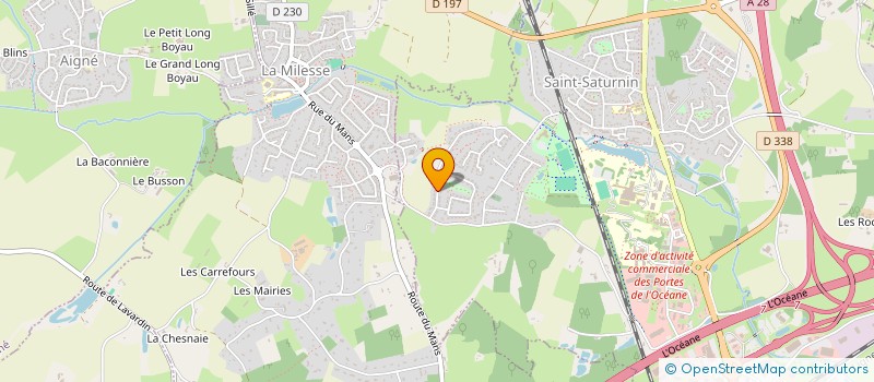 localisation de l'entreprise JUNON à SAINT-SATURNIN