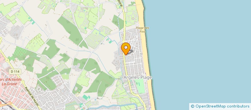 localisation de l'entreprise JUNON  ARGELES-SUR-MER