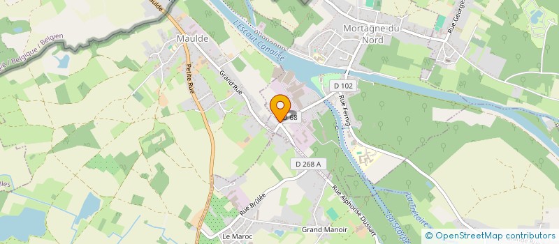 localisation de l'entreprise JUNOVERGHI  MORTAGNE-DU-NORD